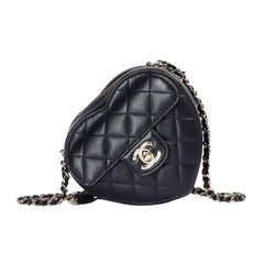 Borsa a Spalla Chanel Herz Mini Timeless Nero
