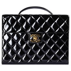 Borsa a Mano Chanel Valigetta 24H Timelesss Vintage Nera
