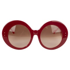 Paco Rabanne Red and Orange Sunglasses