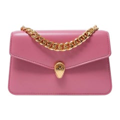 Borsa a Tracolla Bvlgari Pochette Forever Snake Chain Rosa