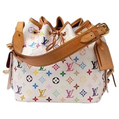 Borsa a Tracolla Louis Vuitton X Takashi Murakami Petit Noe Multicolor, Borsa a Tracolla