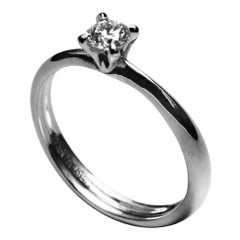 Star Blaze Solitaire 18k White Gold - 0.3ct GIA Diamond - By Crayons Sao Paulo