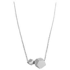 Sterling Silver Facet Bead Necklace