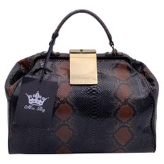Mia Bolso Lienzo Estampado Animal Médico Bolso Satchel con Correa