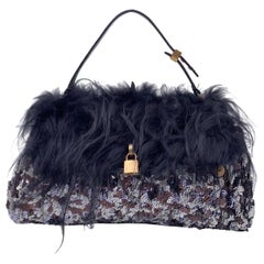 Marc Jacobs Sequined Large Gilda Flap Bag Satchel Handbag
