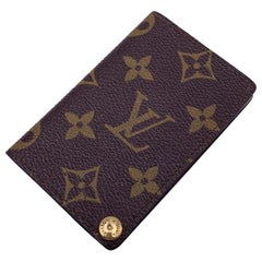 Louis Vuitton Vintage Monogram Porte Carte Pression Card Holder Case