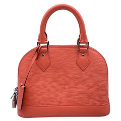 Louis Vuitton Poppy Epi Leather Alma BB Bag Handbag with Strap