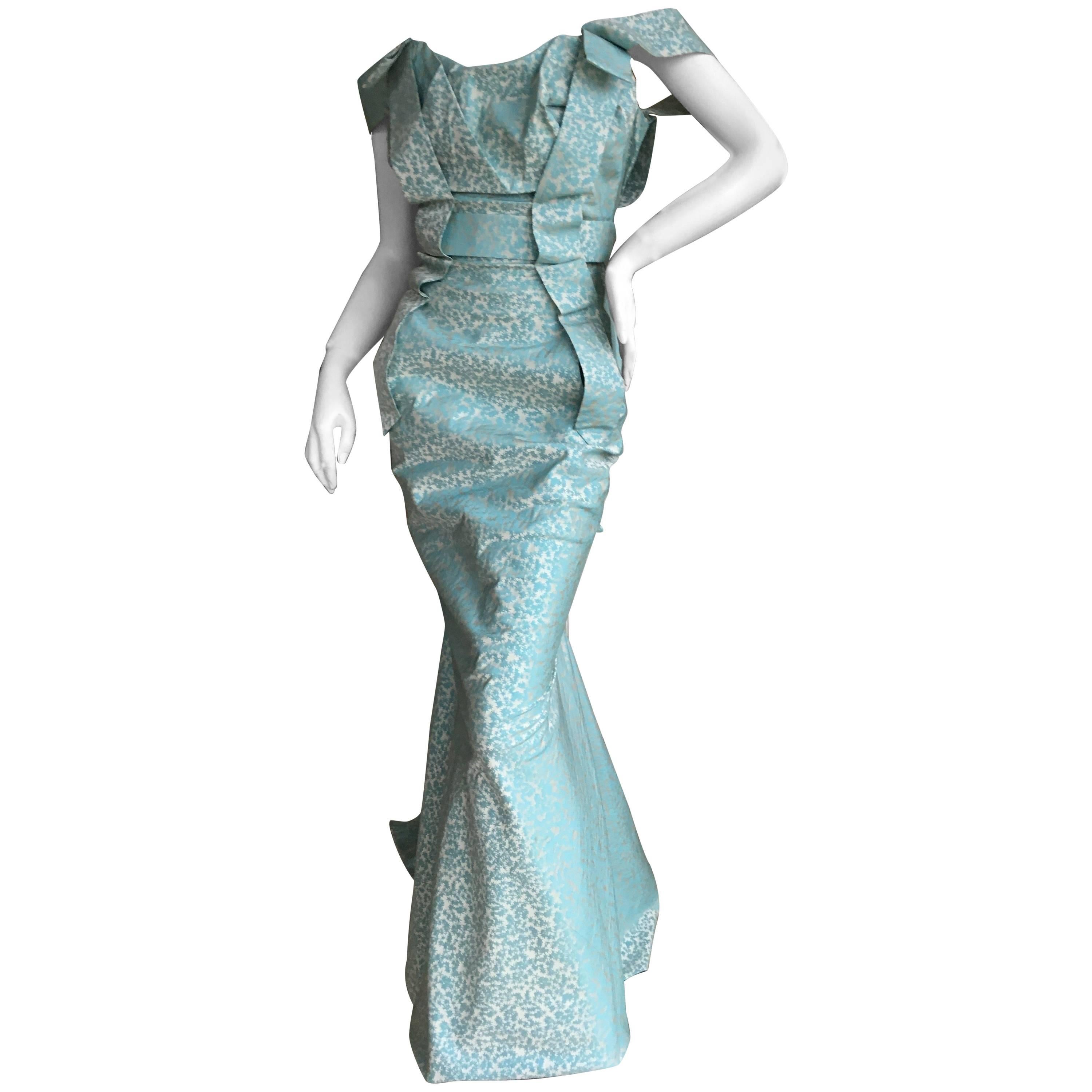 Rita Ora's Vivienne Westwood Gold Label Fishtail Mermaid Gown For Sale