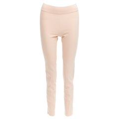 Stella McCartney nuda, pantaloni legging motocycle con elastico in vita IT38 XS