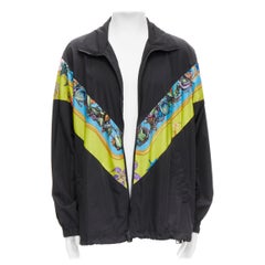VERSACE 2021 Tresor De La Mer black starfish track jacket IT56 3XL