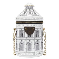 seltene LOUIS VUITTON FORNASETTI 2021 Cannes Vase Architettura 3D Crossbody Tasche