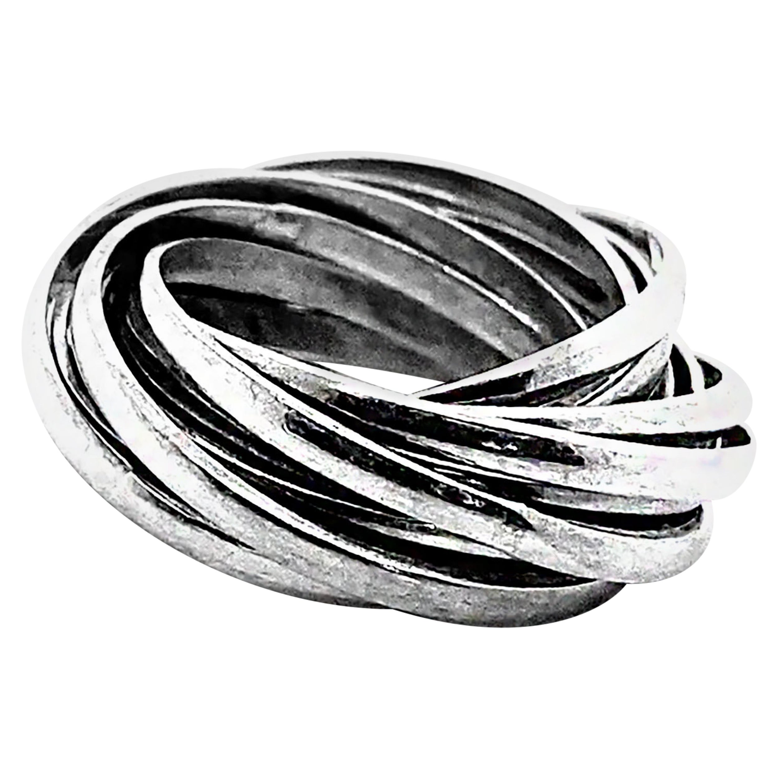 Squisito Rolle a 12 fili: design artigianale in argento a incastro
Scopri la bellezza e la versatilità del nostro splendido anello a 12 fili, realizzato a mano con argento di alta qualità. Questo pezzo unico presenta fili intrecciati che creano un