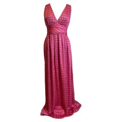 rosa largo Vestido elegante Moschino Cheap and Chic