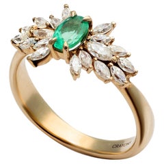 Dream in Green 18k Gold - 0.81ct Brazillian Emerald ring - By Crayons Sao Paulo