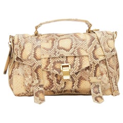 PROENZA SCHOULER PS1 Sac à bandoulière porté épaule en cuir beige à échelle