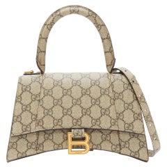 GUCCI BALENCIAGA Hourglass Hacker Project Runway GG B buckle crossbody bag