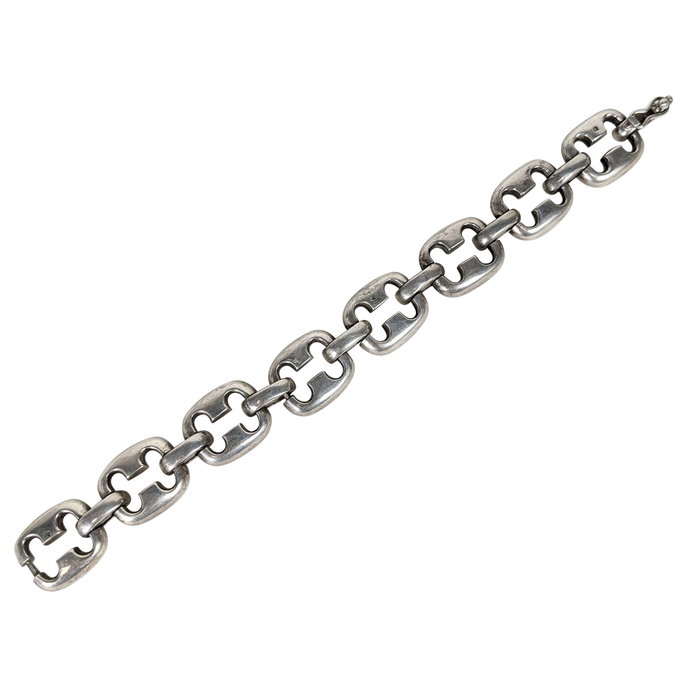 European Modernist Link Bracelet