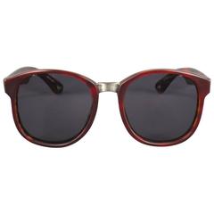 DAMIR DOMA x LINDA FARROW Light Brown Tortoise Shell Acetate Sunglasses 3