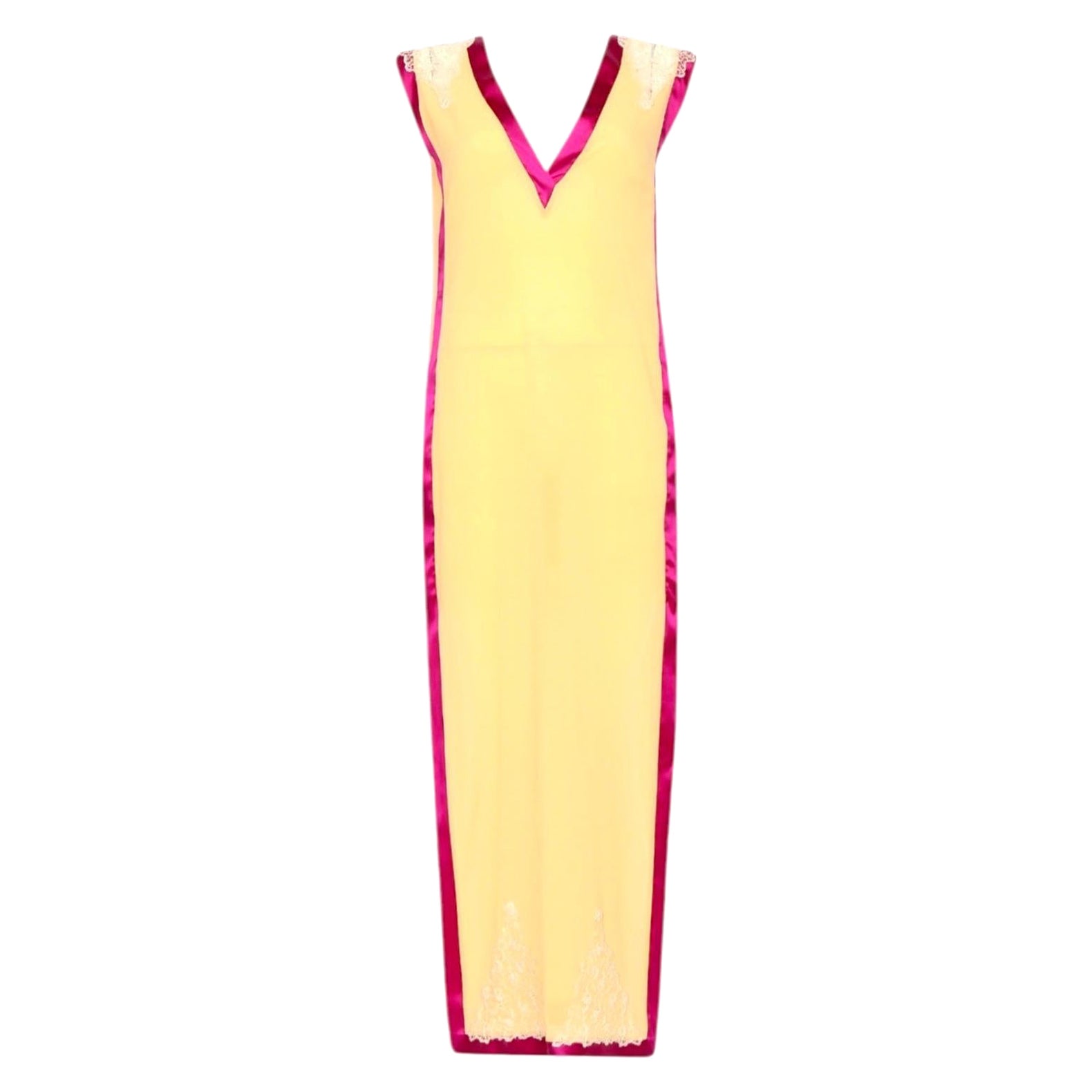 NEW La Perla Silk & Lace Tunic Dress Gown Lingerie Loungewear Dress M