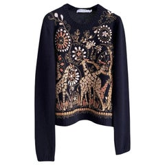 Dior 3K$ New Cashmere Embroidered Jumper
