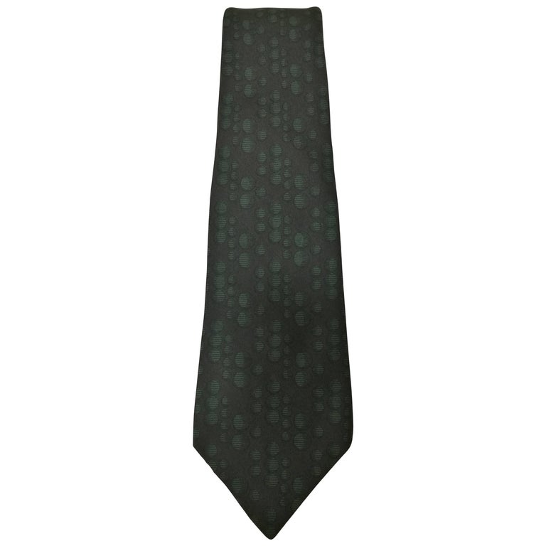 Hermes Green Tie For Sale at 1stDibs