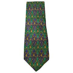 Gianni Versace Green Blu Tie