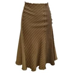 Moschino Brown Kamel Skirt 7