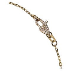 14k Yellow Gold Cable Chain Diamond Necklace (19”) by Series of Eleven