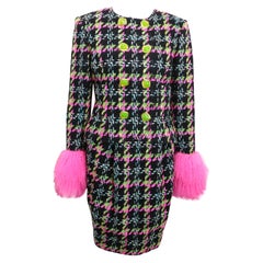 Ensemble tailleur et jupe en laine tweed de Christian Lacroix