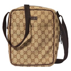 Borse / Borse a spalla Gucci Tracolla Square GG Supreme Marrone