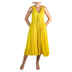 2000S Etro - Vestito divertente in jersey di poliestere/viscosa giallo