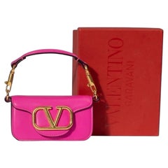 Borsa A Spalla Valentino Locò Mikro Fucsia