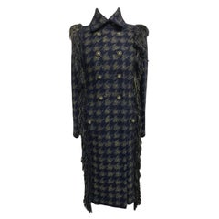 Manteau en tweed extrêmement rare Paris / Dallas 17 carats Chanel