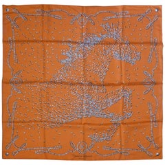 Hermes Silk Carre Scarf "Cheval de Légende" by Benoit Pierre Emery