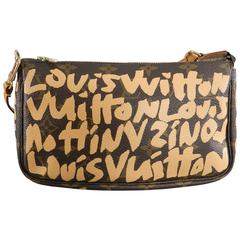 Louis Vuitton Stephen Sprouse Monogram Canvas Grafitti Pochette Bag