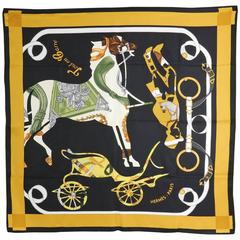 Hermes silk twill 90cm scarf - tout en Carre