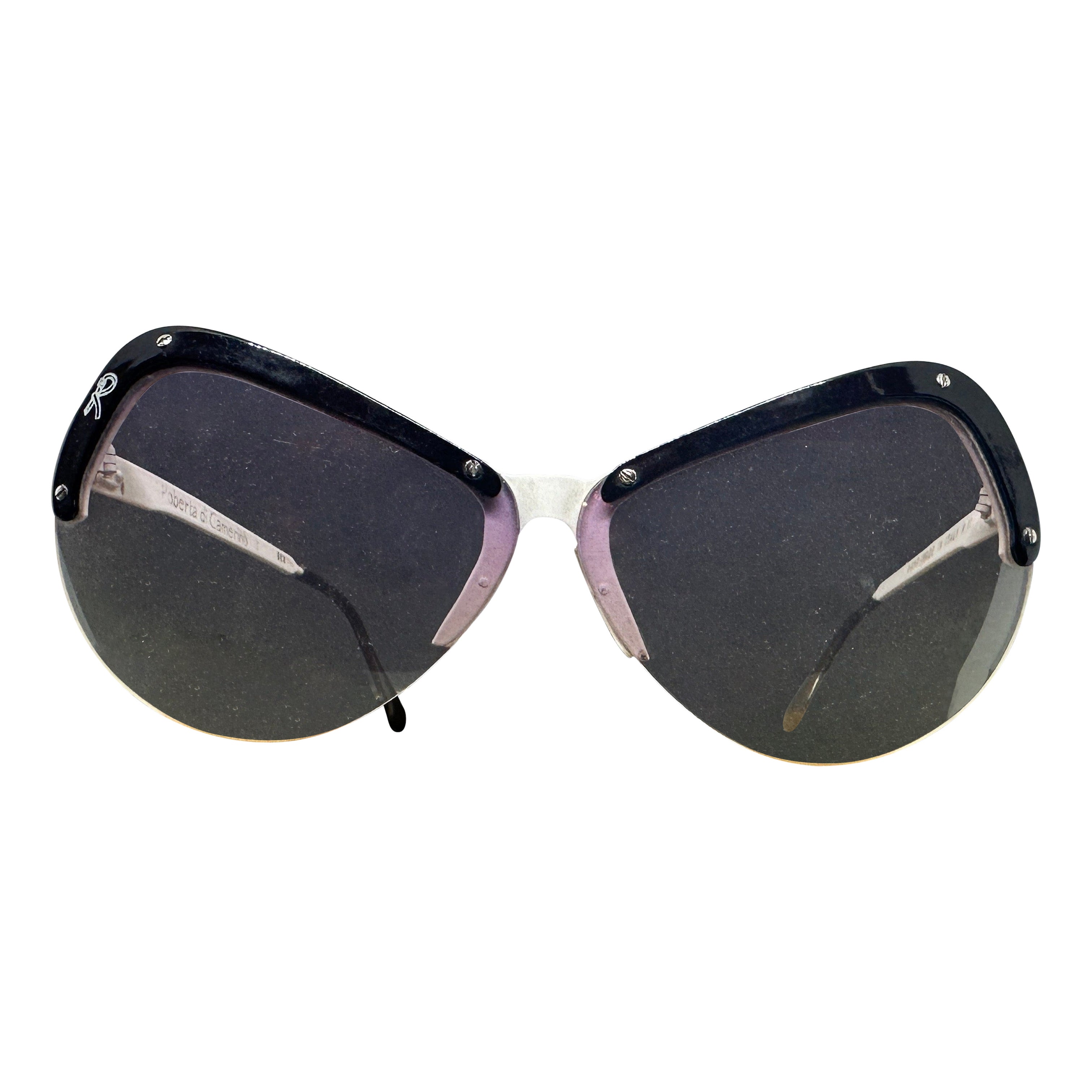 1990er Jahre Vintage Schmetterlings-Sonnenbrille von Roberta di Camerino im Angebot