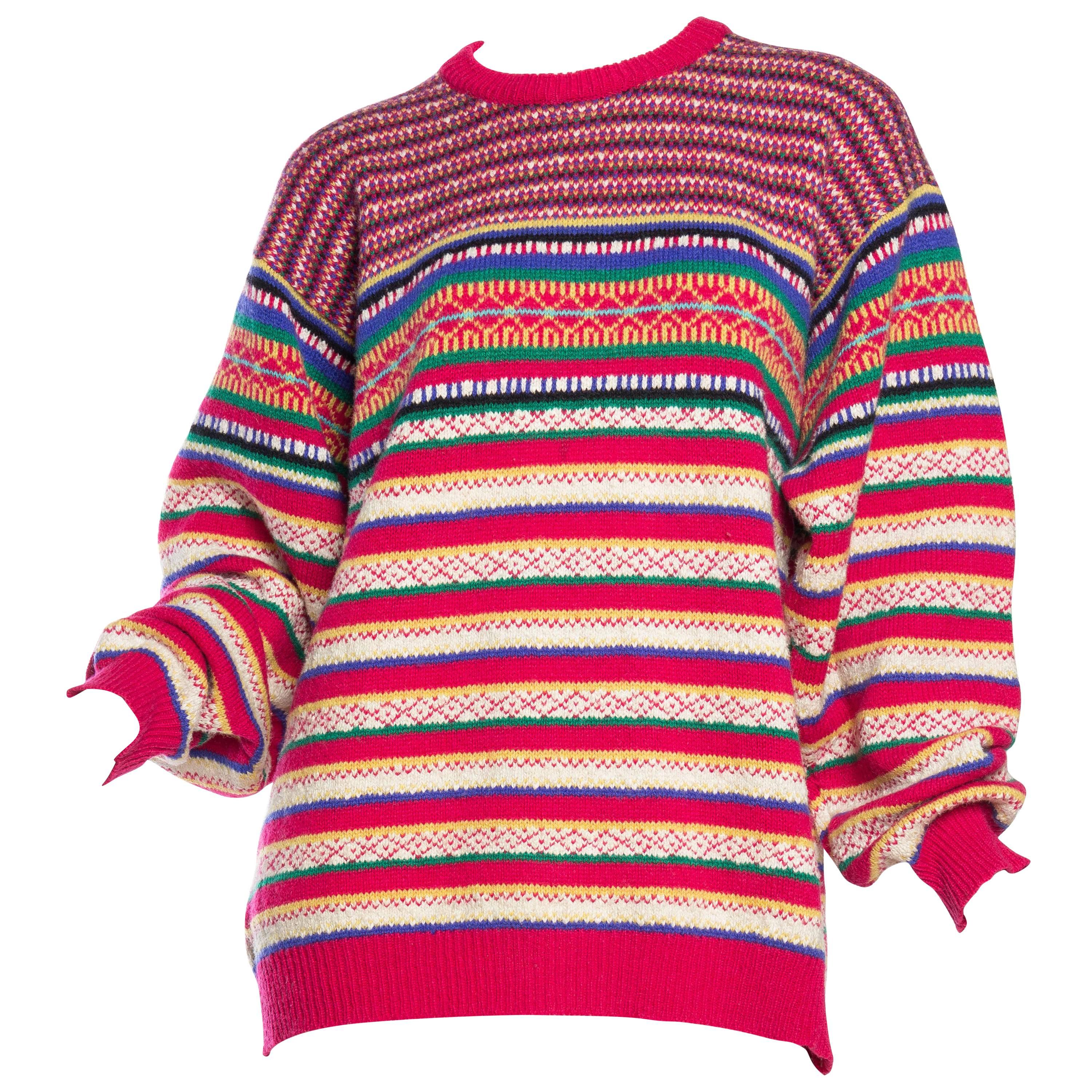 Rainbow Stripe Psychedelic Kenzo Sweater