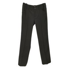 DOLCE & GABBANA Pant Pants Straight Leg Wool Crease Pockets Sz 38