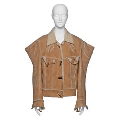 Christian Dior by John Galliano Tan Shearling Jacket, FW 2002