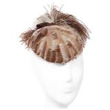 Cappello moda anni '30 con piume