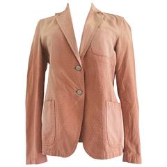 Fendi FF Logo Pink Cotton Jacket 4