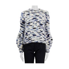 GABRIELA HEARST Blauer Kaschmirpullover 2022 CLARISSA SPACE-DYE CREWNECK Pullover XS