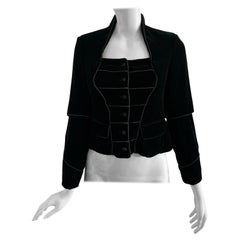 Stefano Pilati Era YSL Green Velvet Jacket