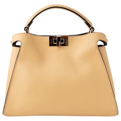 Fendi Peekaboo Piccolo in PELLE Giallo Ocra