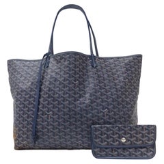 Goyard Saint Louis 2012 GM Tote Large Navy