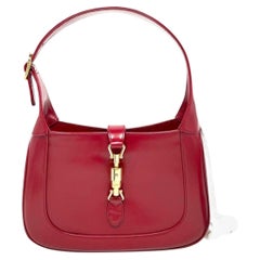 Gucci Jackie 1961 Red Leather Bag Small Shoulder Bag NEVER WORN