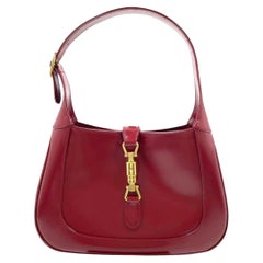 Gucci Jackie 1961 Red Leather Bag Small Shoulder Bag