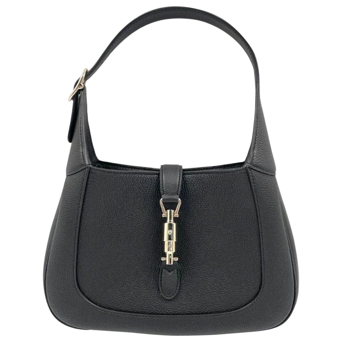Gucci black pebbled leather bag hotsell