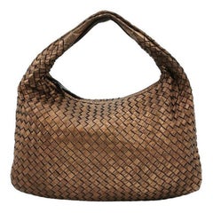Bottega Veneta Veneta Hobo Metallic Copper Leather Medium 38.5